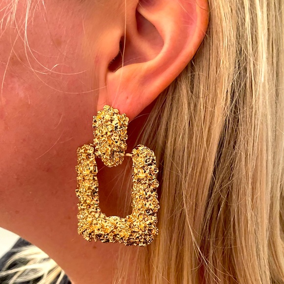 Gold earrings - Picture 4 of 4